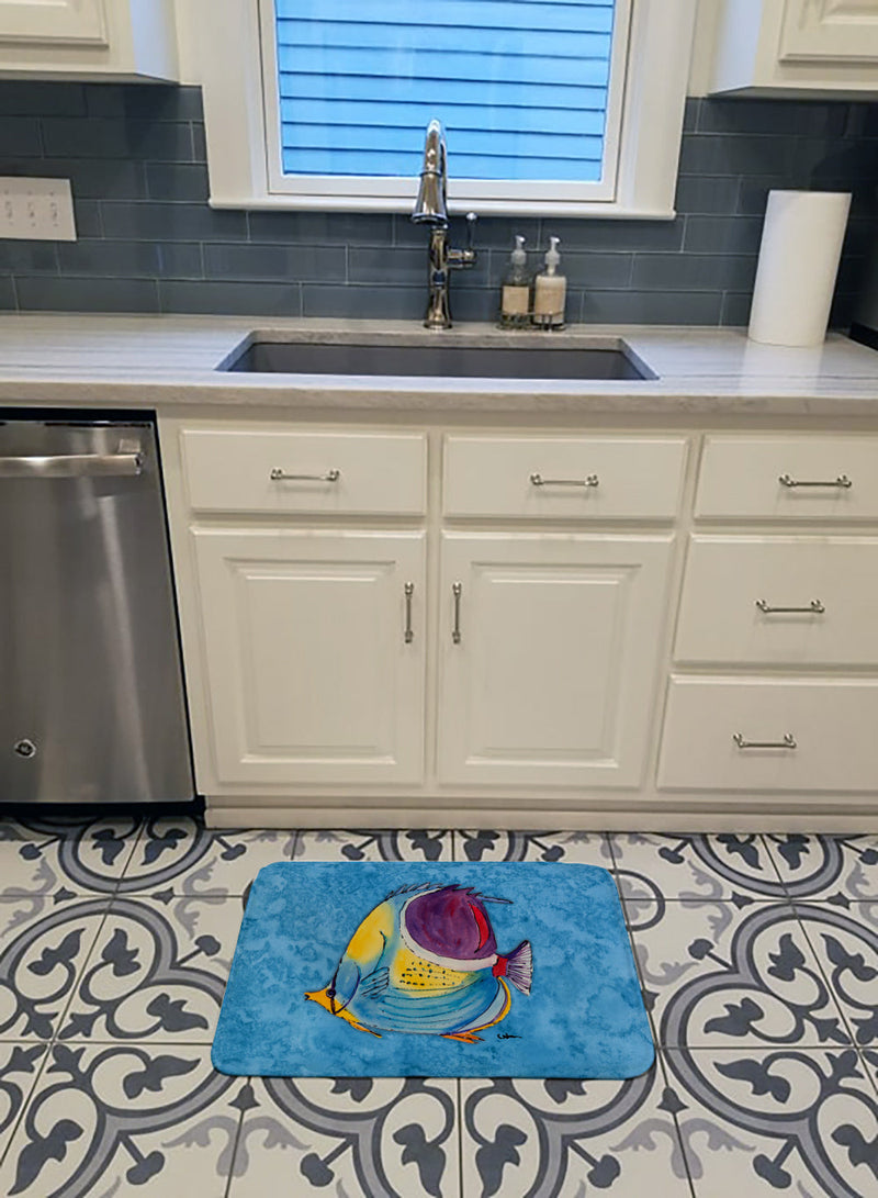 Tropical Fish Machine Washable Memory Foam Mat 8676RUG