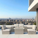 Stylish Modular Wicker Patio Seating Group by HouseOfZazla