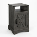 Farmhouse Nightstand, Charging Station & Storage by HouseOfZazla
