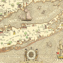 Vintage Map of New York City, New York 1931