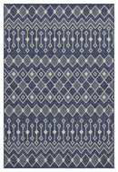 Sunshine - 5'3" X 7'3" Indoor & Outdoor Area Rug Polypropylene - Blue