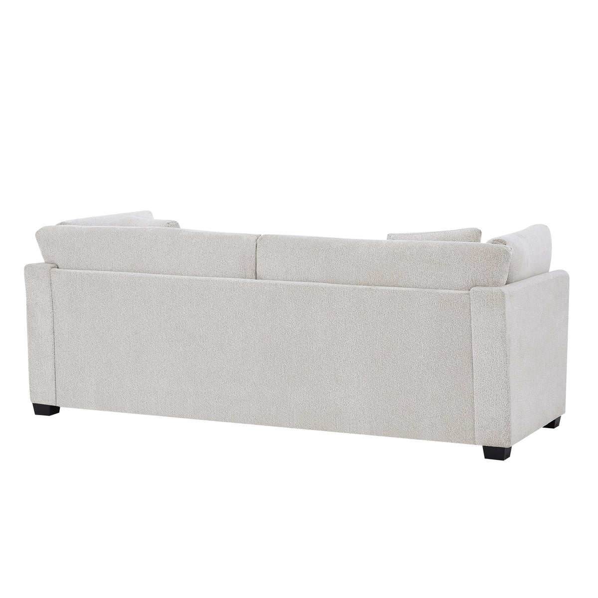 83.5" Modern Flared Arms Sofa (Beige), photo 5 of 10