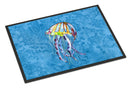Jellyfish Doormat Indoor Outdoor 24H X 36W Front Door Mat Rugs for Entryway, Non Slip Washable Low Pile,