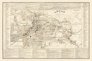 Vintage Map of Akron, Ohio 1889