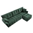 Sofa Set With Ottoman And Pillows, Textured, High Resilience Cushions by HouseOfZazla