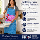 Flamingo Apron Cooking Kitchen Server Baking Crafts Gardening for Adult Women Men, Unisex, Large, Multicolor