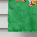 Frog House Flag 28x40 Porch Sleeve Pole Decorative Outside Yard Banner Artwork Wall Hanging, Polyester