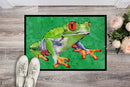 Frog Doormat Indoor Outdoor 24H X 36W Front Door Mat Rugs for Entryway, Non Slip Washable Low Pile,
