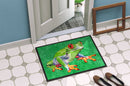 Frog Doormat Indoor Outdoor 24H X 36W Front Door Mat Rugs for Entryway, Non Slip Washable Low Pile,