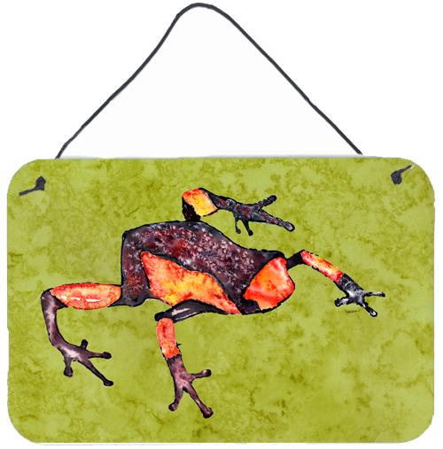 Frog  Indoor Aluminium Metal Wall or Door Hanging Prints