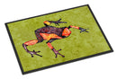 Frog Doormat Indoor Outdoor 24H X 36W Front Door Mat Rugs for Entryway, Non Slip Washable Low Pile,