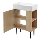 Bathroom Vanity, Combo Cabinet, Bathroom Storage Cabinet, Single Ceramic Sink by HouseOfZazla
