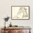 Vintage Map of Coos Bay, Oregon 1914