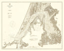 Vintage Map of Coos Bay, Oregon 1914
