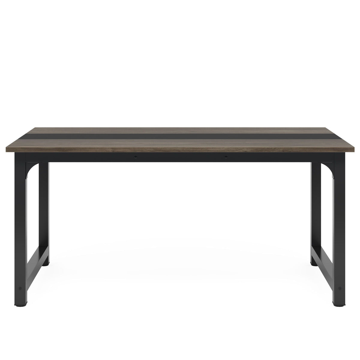 Large Computer Desk With Steel Frame for Home Office Workstation, photo 5 of 8