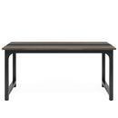 Large Computer Desk With Steel Frame for Home Office Workstation by HouseOfZazla