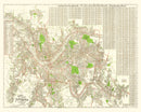 Vintage Map of Pittsburgh, Pennsylvania 1920