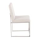 Fuji - Contemporary High Back Dining Chair, Modern Elegance (Set of 2) by HouseOfZazla