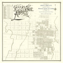 Vintage Map of Abilene, Texas 1885