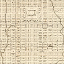 Vintage Map of Austin, Texas 1872