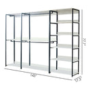 Fiona - Freestanding 3 Tower System Walk-In Closet With 7 Shelf - White