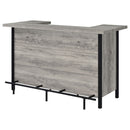 Menimen - Freestanding Bar Unit - Gray