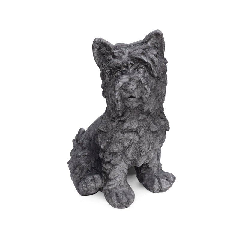 Cricket Dog Cast Stone Garden Statue, photo 5 of 9