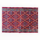 Vintage Mashhad Wool Runner – 3’3” x 8’4” – 1970s, Rich Red with Blue & Beige Accents