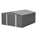 12×14 ft Outdoor Metal Storage Shed by HouseOfZazla