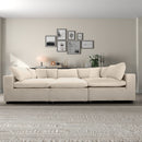 Hayward - Modular Sectional Sofa - Ivory by HouseOfZazla