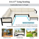 U-Style U-Shaped Outdoor Sectional Sofa Set by HouseOfZazla