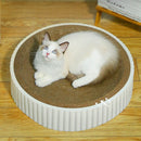 18-Inch Extra Large Cat Scratching Board - Replaceable Paper Core, Round Nest Design for Cozy Cat Naps