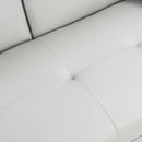 Futon Sofa Bed With Armrest Two Holders Wood Frame, Stainless Leg by HouseOfZazla