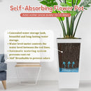 30 in Tall Large Flower Pot Planter with Self-Watering Drainage Holes