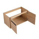 Bathroom Vanity Set With Resin Countertop Sink, 2 Doors