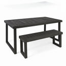 2-Piece Solid Acacia Wood Outdoor Dining Set