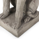 MGO Outdoor Dog Statue, Antique White by HouseOfZazla