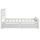 Platform Bed With Two Drawers