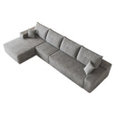 135" Cloud Sectional Couch with L-Shape Chaise