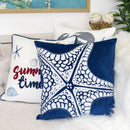 Seastar Starfish Pillow Cover - Indigo by Unique Piece Furniture