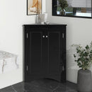Triangle Bathroom Storage Cabinet With Adjustable Shelves, Freestanding Floor Cabinet For Home Kitchen by Unique Piece Furniture