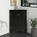 Triangle Bathroom Storage Cabinet With Adjustable Shelves, Freestanding Floor Cabinet For Home Kitchen by HouseOfZazla