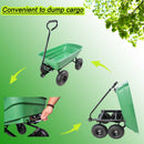 Folding Car Poly Garden Dump Truck with Steel Frame