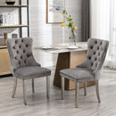 Nikki - Contemporary Upholstered Dining Chair (Set of 2) by HouseOfZazla