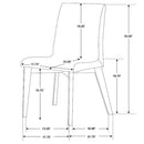 Lana - Dining Set With Expandable Table by HouseOfZazla