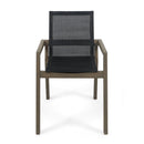 Belfast - Dining Chair With Acacia Wood Frame And Seating (Set of 2)