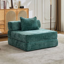 Convertible Floor Sofa Bed With Fixed Shape Frame For Living Room by HouseOfZazla