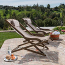 Arcadia Outdoor Sling Chair with Pillow