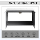 Contemporary Wall Mounted Bathroom Vanity With Resin Double Sink