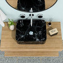 Rectangular Vessel Bathroom Sink - Black / Gray by HouseOfZazla